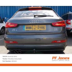 Audi Q3 2011 Onwards Westfalia Detachable Towbar