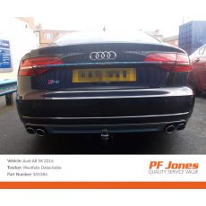 Audi A8 2010 Onwards Westfalia Detachable Towbar
