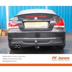 BMW 1 Series Coupe E82 2007-2014 Westfalia Detachable Towbar