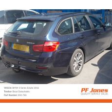 BMW 3 Series Estate F31 2012 Onwards Oris Detachable Towbar