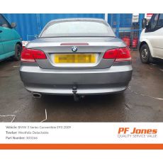 BMW 3 Series Cabriolet E93 2006-2014 Westfalia Detachable Towbar