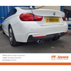 BMW 4 Series Coupe 2013 Onwards Westfalia Detachable Towbar