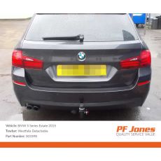 BMW 5 Series Estate F11 2010 Onwards Westfalia Detachable Towbar