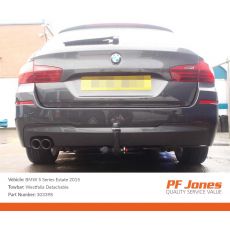 BMW 5 Series Estate F11 2010 Onwards Westfalia Detachable Towbar