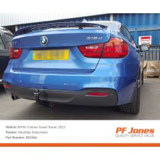 BMW 3 Series Gran Turismo F34 2013 Onwards Westfalia Detachable Towbar