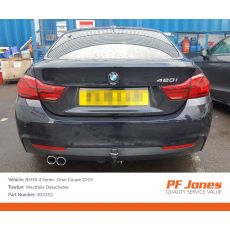BMW 4 Series Gran Coupe F36 2014 Onwards Westfalia Detachable Towbar