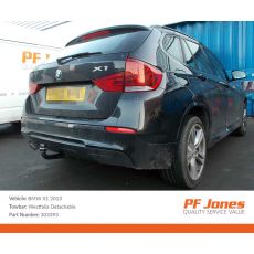 BMW X1 2010 Onwards Westfalia Swan Neck Towbar