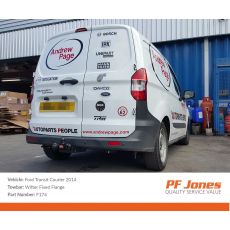 Ford Transit Courier Towbar Witter Flange 2014 onwards