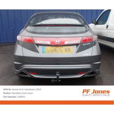 Honda Civic 3/5 Door 2006 Onwards Westfalia Swan Neck Towbar