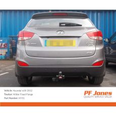 Hyundai IX35 Mar 2010 Onwards Witter Flange Towbar