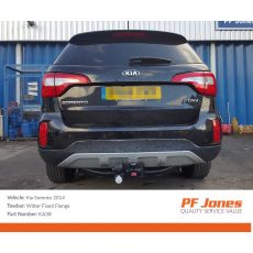 Kia Sorento 2012-2015 Witter Flange towbars