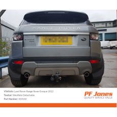 Land Rover Range Rover Evoque 2011 Onwards Westfalia Detachable Towbar