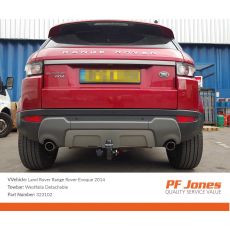 Land Rover Range Rover Evoque 2011 Onwards Westfalia Detachable Towbar