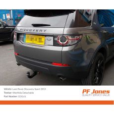 Land Rover Discovery Sport 2015 westfalia detachable swan neck