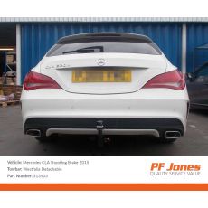 Mercedes CLA Shooting Brake X117 2015 Onwards Westfalia Detachable Towbar