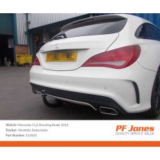 Mercedes CLA Shooting Brake X117 2015 Onwards Westfalia Detachable Towbar