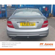 Mercedes C Class Saloon 2007 Onwards Westfalia Swan Neck Towbar (WOHC)