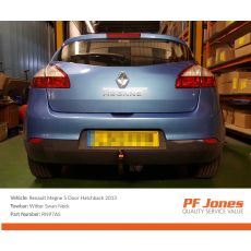 Renault Megane Hatchback 2008-2016 Witter Swan Neck Towbar