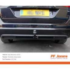 Seat Alhambra Oct 2010 Onwards Westfalia Detachable Towbar