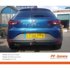 Seat Leon ST 2012 Onwards Westfalia Swan Neck Towbar