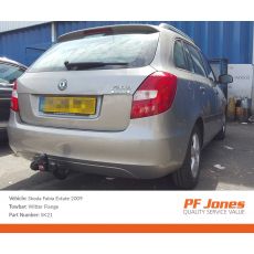 Skoda Fabia Estate 2007 on Witter Flange towbar