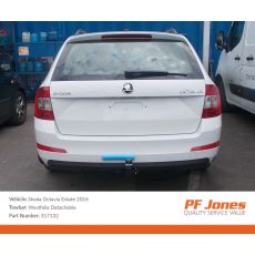 Skoda Octavia Estate 2013-2018 Westfalia Detachable Towbar