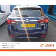 Toyota Avensis Estate 2009 onwards Witter Detachable towbar