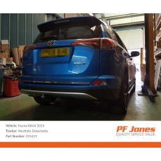 Toyota Rav4 2013 Onwards Westfalia Detachable Towbar