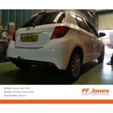 Toyota Yaris 2014 Onwards Westfalia Detachable Towbar