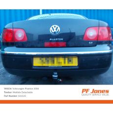 Volkswagen Phaeton 2002-2016 Westfalia Detachable Towbar