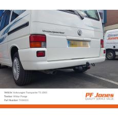 Volkswagen Transporter Van T5 2003-2009 PF Jones Fixed Flange Towbar