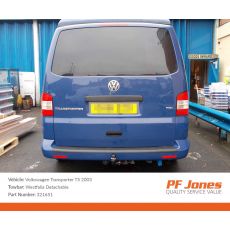 Volkswagen T5 Transporter 2009-2015 Westfalia Detachable Towbar