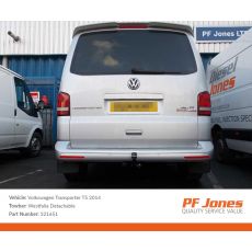 Volkswagen T5 Transporter 2009-2015 Westfalia Detachable Towbar