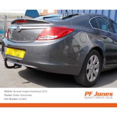 Vauxhall Insignia Hatchback 2009 Onwards Witter Detachable Tow bar