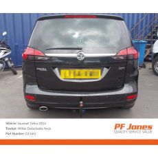 Vauxhall zafira 2014 Witter detachable swan neck