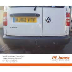 Volkswagen Caddy MK3 2004 Onwards Westfalia Detachable Towbar