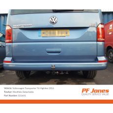 Volkswagen T6 Transporter 2015 Onwards Westfalia Detachable Towbar