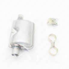Exhuast silencer with mounting kit