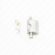 Exhuast silencer with mounting kit
