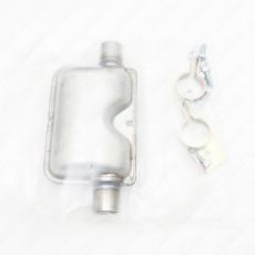 Exhuast silencer with mounting kit