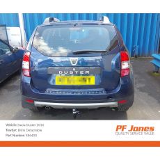 Dacia Duster Closed Off-Road Vehicle 2014 Onwards Brink Detachable Tow Bar