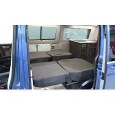 VW T6 LWB Interior - Individual Rib60 Single Rear Seat/Beds