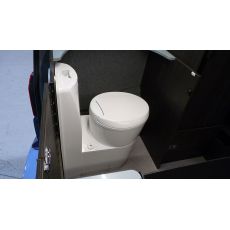 VW T6 LWB Interior - Fixed Swivel Cassette Toilet