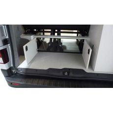 Renault Trafic SWB Interior - Tambour Door Storage Cupboard