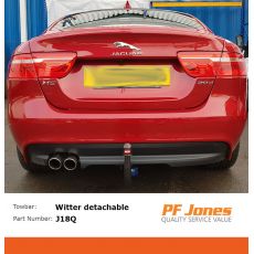 Jaguar XE Saloon (X760) 2015 Onwards Witter Detachable towbar