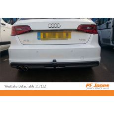 Audi A3 Westfalia Detachable Towbar Fitted