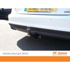 Audi A7 Westfalia Detachable Towbar Neck Close Up