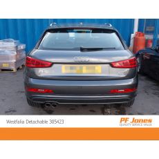 Audi Q3 Westfalia Detachable Towbar Rear View Neck Removed305423