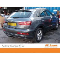 Audi Q3 Westfalia Detachable Towbar Side Rear View Neck Fitted 305423