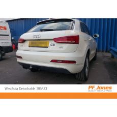 Audi Q3 Westfalia Detachable Towbars fitted